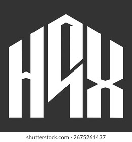 HSX letter design. HSX letter technology logo design. HSX Monogram logo design for an entrepreneur and business.