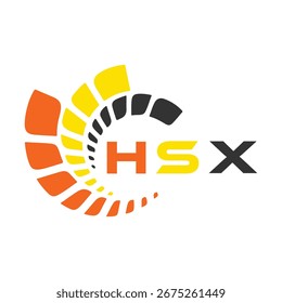 Diseño de letra HSX. Diseño de logotipo de tecnología de letras HSX. HSX Monogram diseño de logotipo para un empresario y negocio.