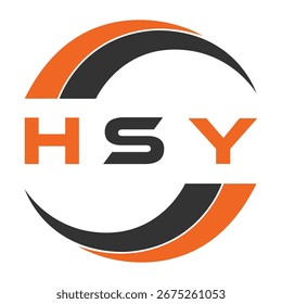 Diseño de letra HSY. Diseño de logotipo de tecnología de letras HSY. HSY Diseño de logotipo de monograma para un empresario y negocio.