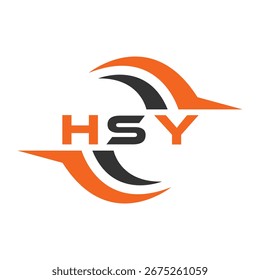 HSY letter design. HSY letter technology logo design. HSY Monogram logo design for an entrepreneur and business.