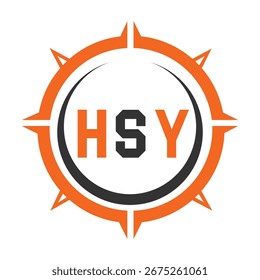 HSY letter design. HSY letter technology logo design. HSY Monogram logo design for an entrepreneur and business.