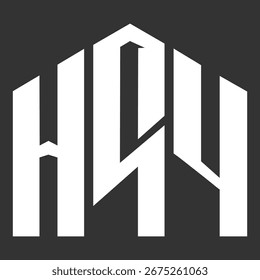 HSY letter design. HSY letter technology logo design. HSY Monogram logo design for an entrepreneur and business.