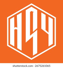 HSY letter design. HSY letter technology logo design. HSY Monogram logo design for an entrepreneur and business.