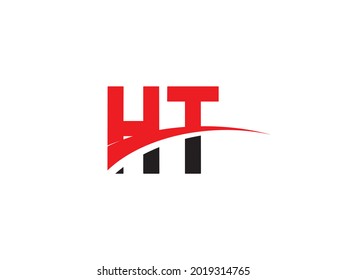 HT Letter Initial Logo Design Template