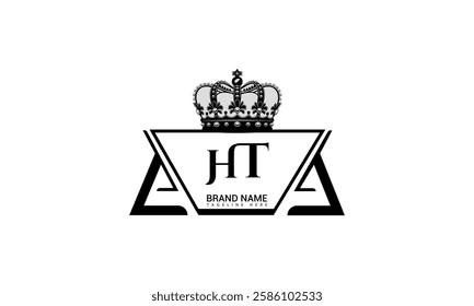 HT letter logo creative design. HT unique design. Vector illustration
