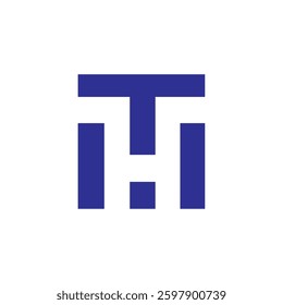 HT Letter Logo Design. HT Creative letter logo design vector, HT Letter Initial Logo Design. HT monogram Logo Unique Concept Vector.
