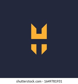 HT monogram logo in minimalist shape