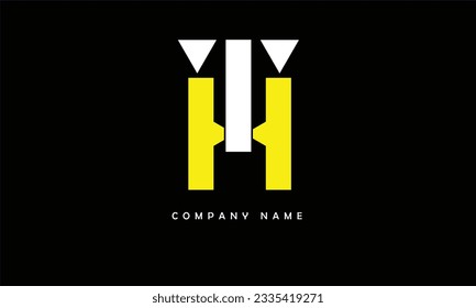 HT, TH Abstract Letters Logo Monograma