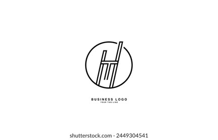 HT, TH, H, T, Abstract Letters Logo monogram