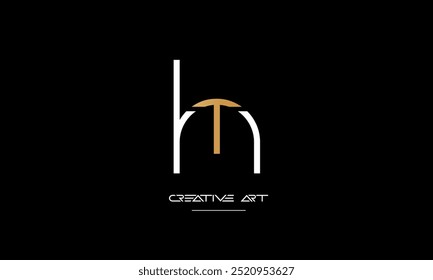 HT, TH, H, T abstrakte Buchstaben Logo-Monogramm