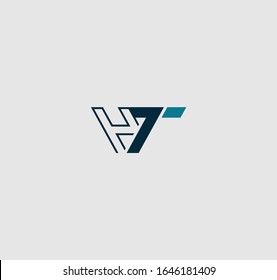 HT or TH logo and icon designs