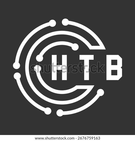HTB letter design. HTB letter technology logo design. HTB Monogram logo design for an entrepreneur and business.