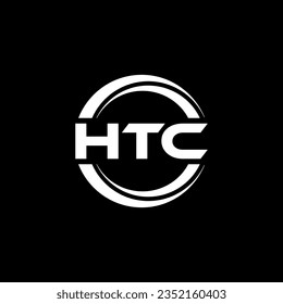 HTC Logo Design, Inspiration für eine einzigartige Identität. Modernes Eleganz und kreatives Design. Markieren Sie Ihren Erfolg mit dem Markieren dieses Logos.