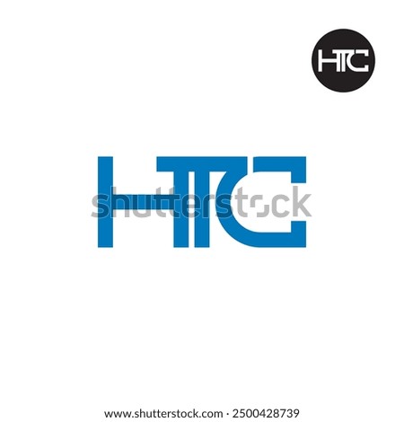 HTC Logo Letter Monogram Design