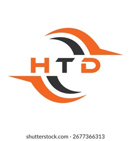 HTD letter design. HTD letter technology logo design. HTD Monogram logo design for an entrepreneur and business.