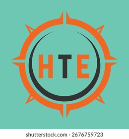 HTE letter design. HTE letter technology logo design. HTE Monogram logo design for an entrepreneur and business.