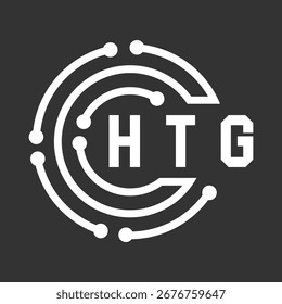 HTG letter design. HTG letter technology logo design. HTG Monogram logo design for an entrepreneur and business.