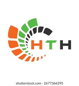 Design da letra HTH. Design do logotipo da tecnologia da letra HTH. HTH Monogram design logotipo para um empresário e empresa.