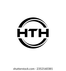 HTH Logo Design, Inspiration for a Unique Identity. Modern Elegance and Creative Design. Watermark Your Success with the Striking this Logo.
