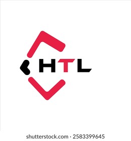 HTL creative minimalist letter logo. HTL unique vector initials alphabet letter logo design
