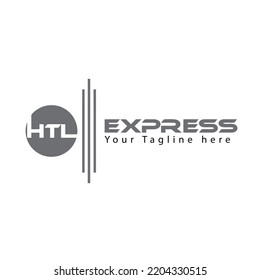 Diseño del logotipo de HTL Delivery Express