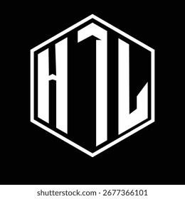 Diseño de letra HTL. Diseño de logotipo de tecnología de letras HTL. HTL Monogram diseño de logotipo para un empresario y negocio.