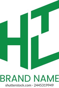 HTL monogram letter logo design vector