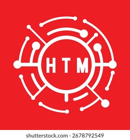 HTM letter design. HTM letter technology logo design. HTM Monogram logo design for an entrepreneur and business.