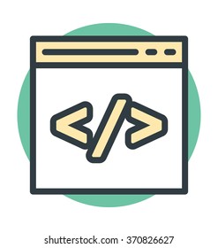 HTML Coding Vector Icon