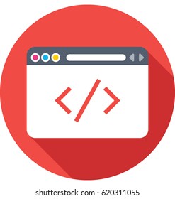 HTML Coding Vector Icon