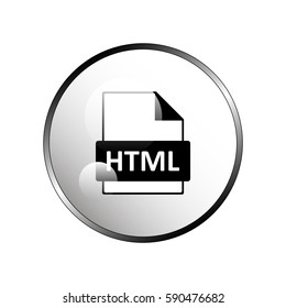 HTML file extension icon.