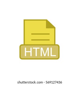 Html File Format Stock Vector (Royalty Free) 569127436 | Shutterstock