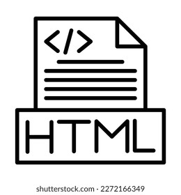 Html File Icon Design For Personal And Commercial use