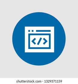  Html icon. Editable  Html icon for web or mobile.