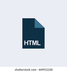 HTML Icon, HTML file icon,extension icon, file icon, format icon