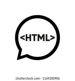 HTML icon vector