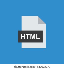 HTML icon vector