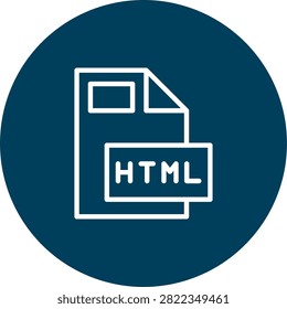 HTML Icon Vector Design for Personal And Commercial use