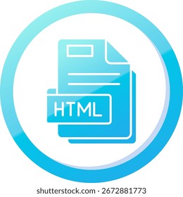 Html Line vector Icon Design