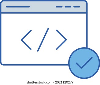 Html Page Vector icon that can easily modify or edit

