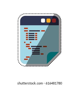 HTML programming code