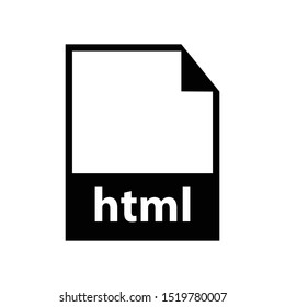 HTML Symbol Icon Vector Illustration