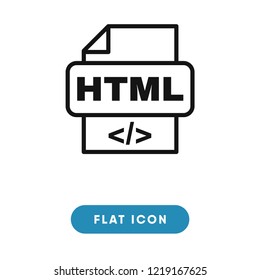 Html vector icon