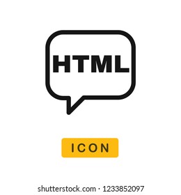 Html vector icon