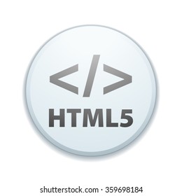 HTML5 button sign