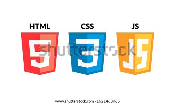 Html5 Css3 Js Icon Set Web」のベクター画像素材（ロイヤリティフリー 