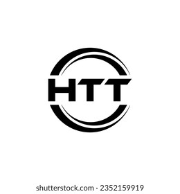 HTT Logo Design, Inspiration für eine einzigartige Identität. Modernes Eleganz und kreatives Design. Markieren Sie Ihren Erfolg mit dem Markieren dieses Logos.