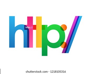 http:// colorful letters banner