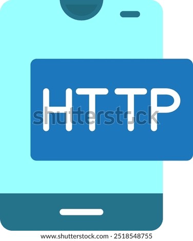 Http Flat Vector Icon Design