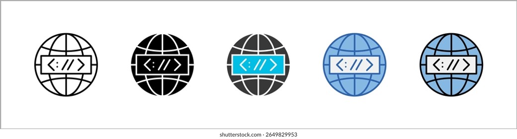 Http Icon Pack Multistyle Illustration